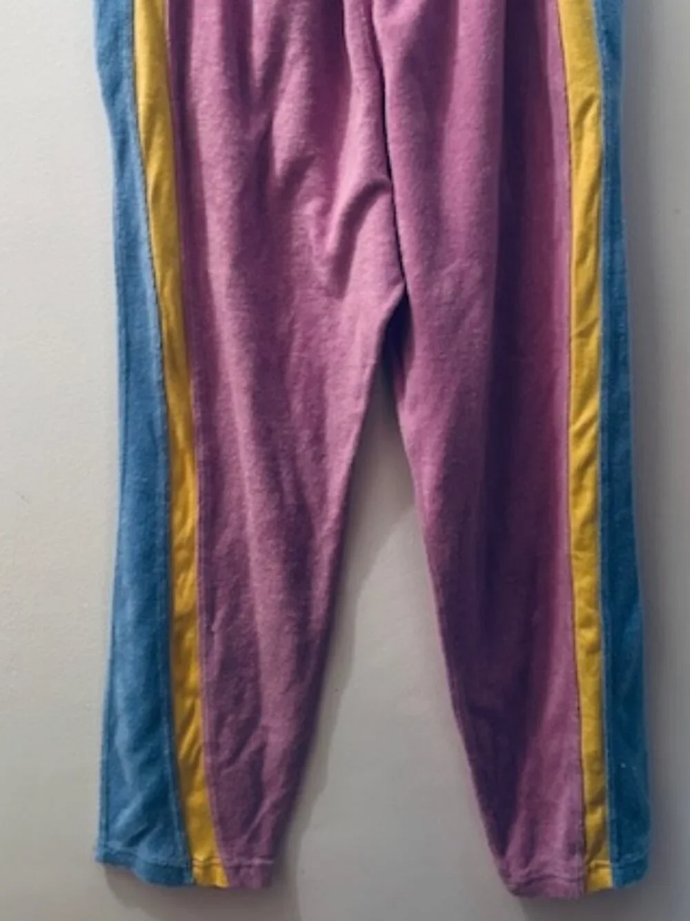 Free People Intimately Between The Lines Terry Lounge Color Block Lounge Pants - Picture 16 of 16